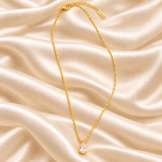 Teardrop Crystal Necklace