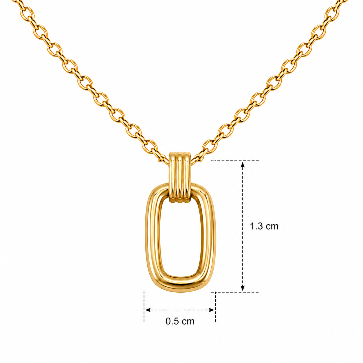 Hollow Book Necklace