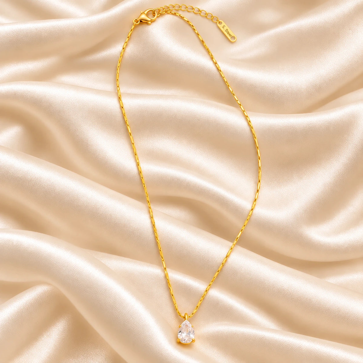 Teardrop Crystal Necklace
