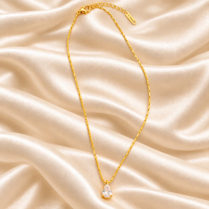 Teardrop Crystal Necklace