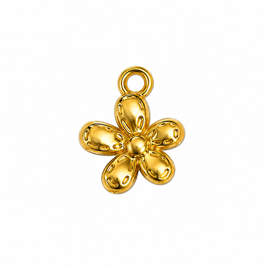 18K- Golden Bubble Flower