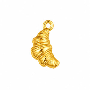 Croissant Gold Charm – 2mm