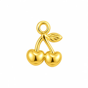 Classic Cherry Gold Charm – 2mm