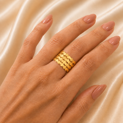 Honey Wave Ring