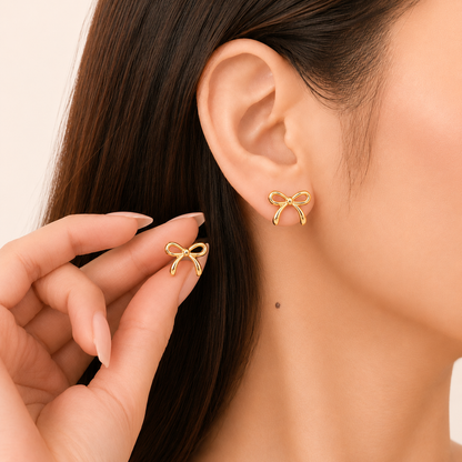 Bow Stud Earrings