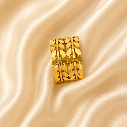 Golden Leaf Vine Ring