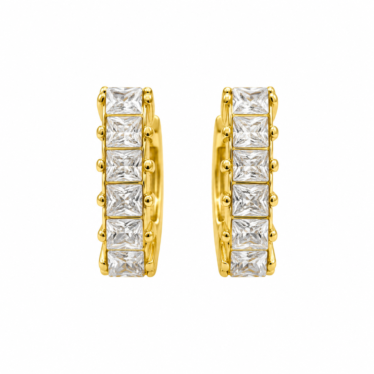 Monaco Baguette Earrings