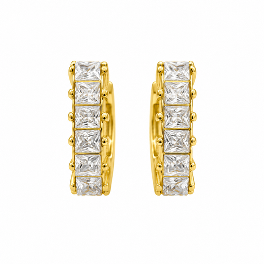 Monaco Baguette Earrings