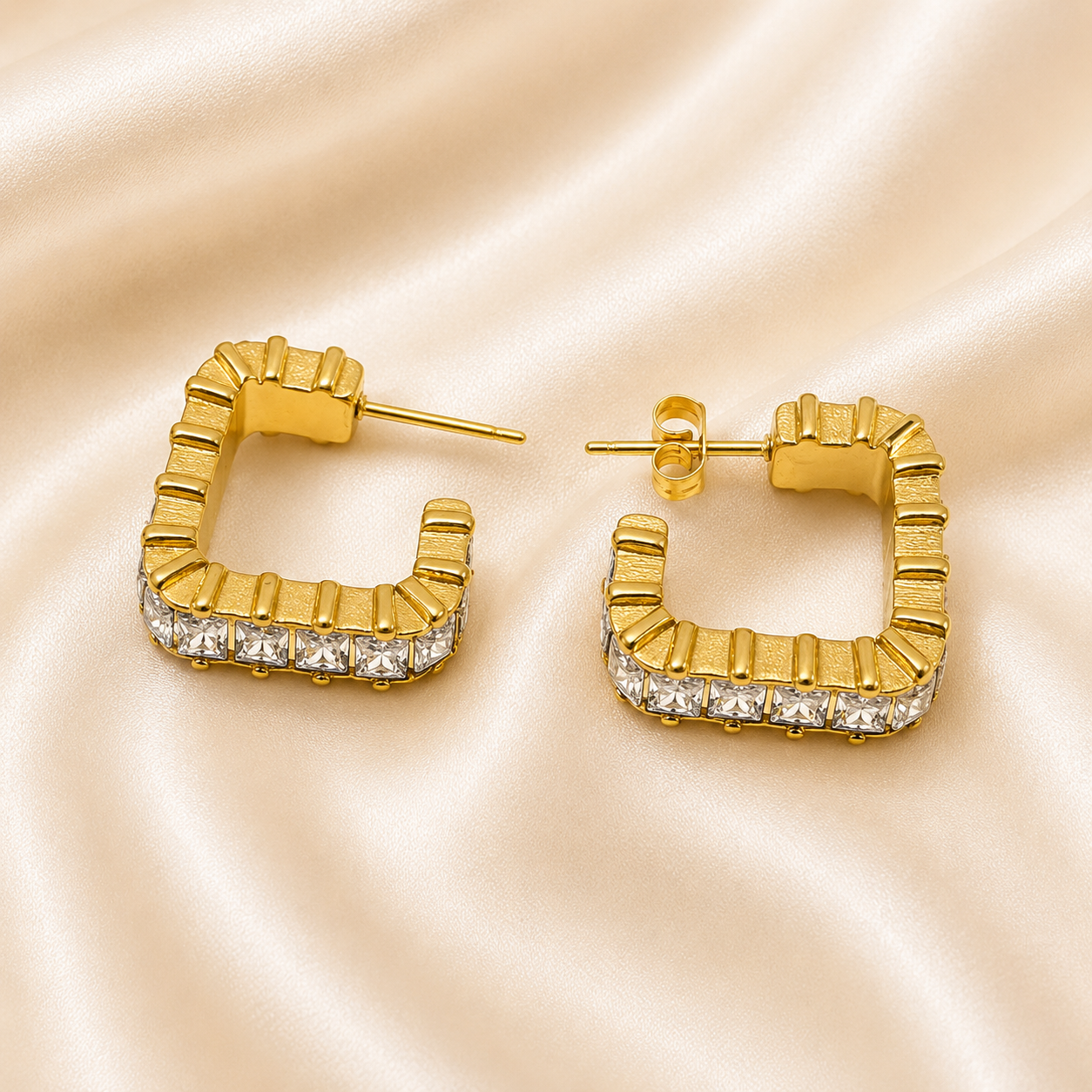 Monaco Baguette Earrings