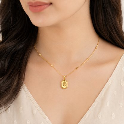 Vintage Rose Necklace