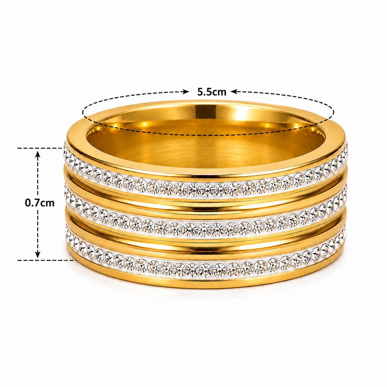 Fourfold Gold Ring