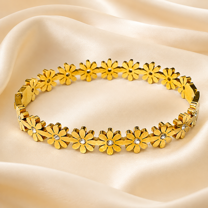 Daisy Bloom Grande Stone Bangle