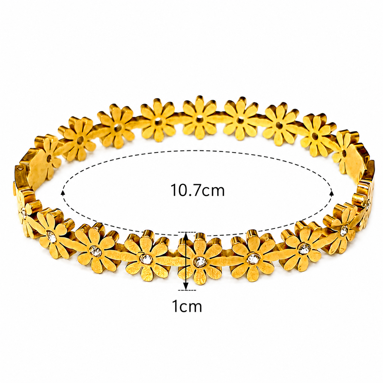 Daisy Bloom Grande Stone Bangle