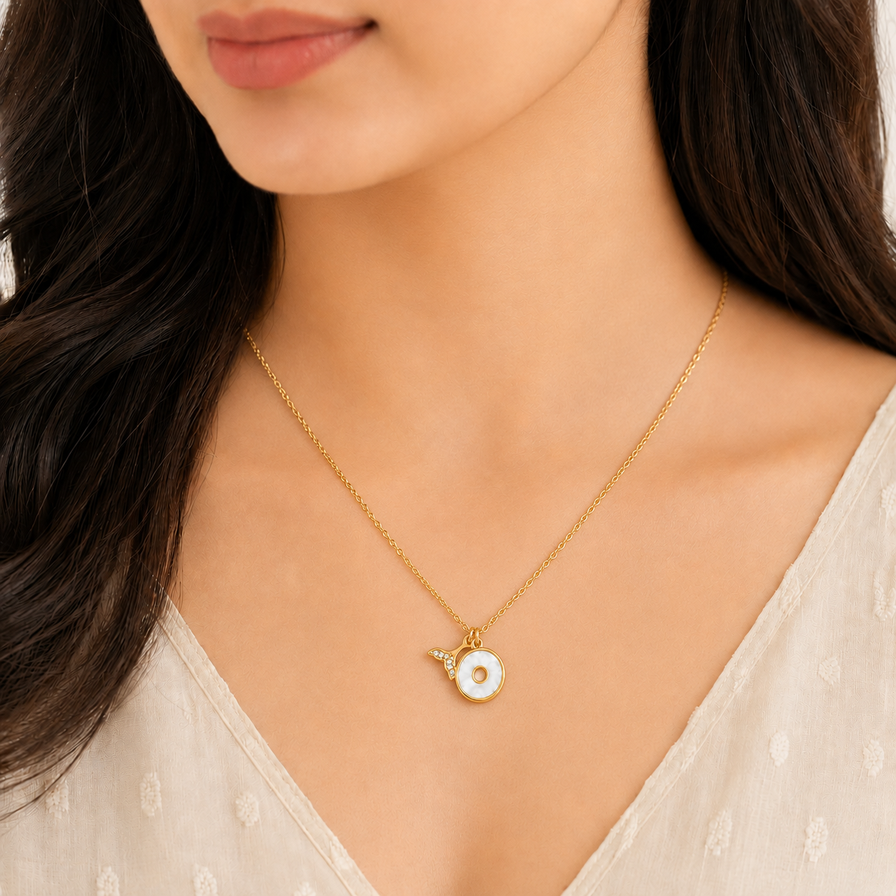 Dainty Gold Mermaid Necklace
