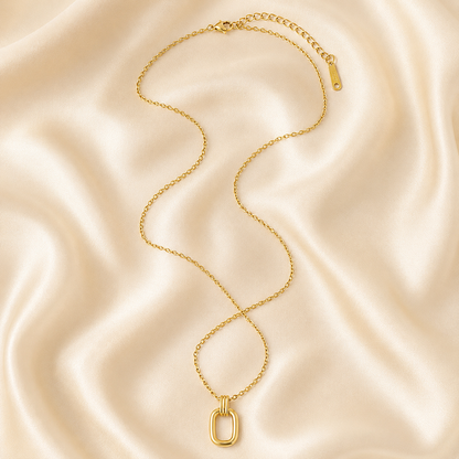 Hollow Book Necklace